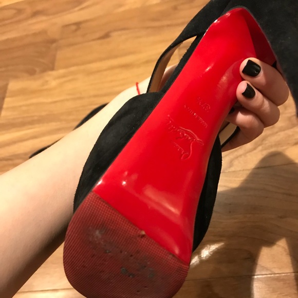 Authentic Christian Louboutins Platform Pumps 37.5 - Picture 4 of 6